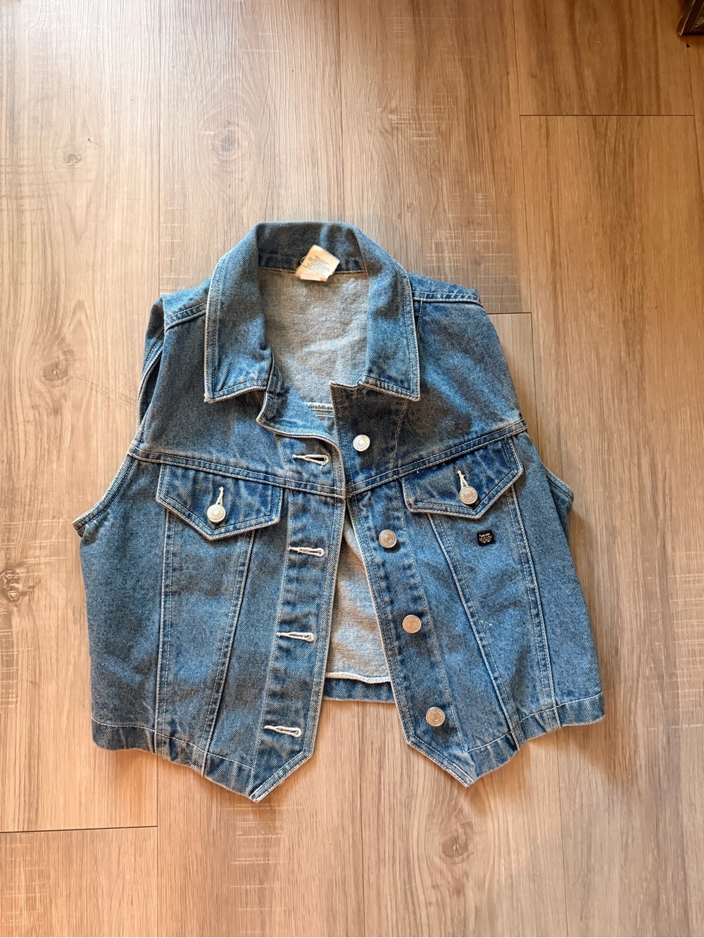 Jordache Blue Denim Vest